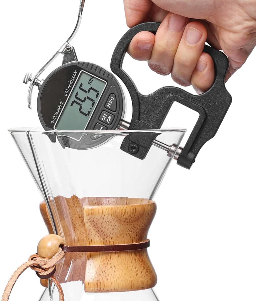 Pour Over Coffee Maker 27 OZ, 8 Cup Borosilicate Glass Drip Coffee Maker with Reusable Stainless Steel Filter and Cork Grip for Home Café 800 ML