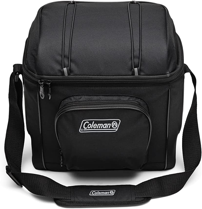 Coleman Chiller Insulated Soft Cooler, Leakproof 9/16/30 Can Cooler with 12+ Hour Ice Retention, Made with Recycled Materials, Great for Lunch, Camping, Beach, Pool, Sports, & More