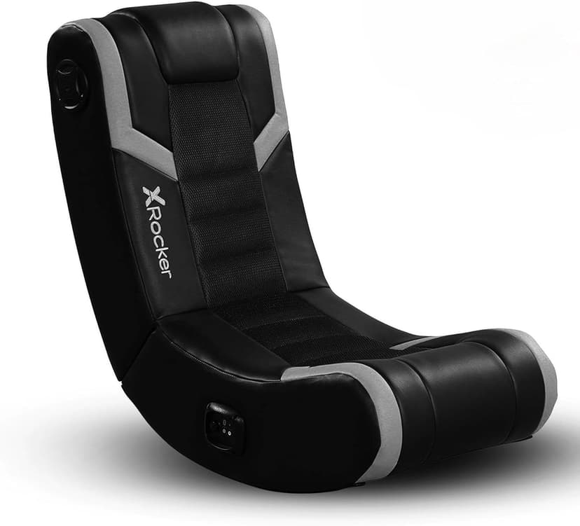 X Rocker Video Gaming Floor Rocker Chair, Built-in Audio, Back to School, Foldable, for Gamers, Bedroom, or Game Room for Boys, Girls, Teens 5-17