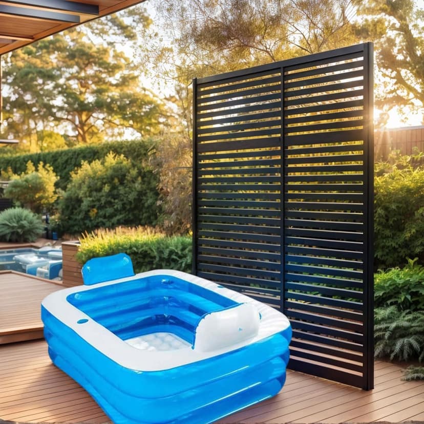 Double Inflatable Bathtub with Electric Air Pump and Bath Pillow Headrest, Portable Blow Up Bath Tub for Adults, Outdoor & Indoor Freestanding Foldable Spa Tub with Drainage Cup Holder