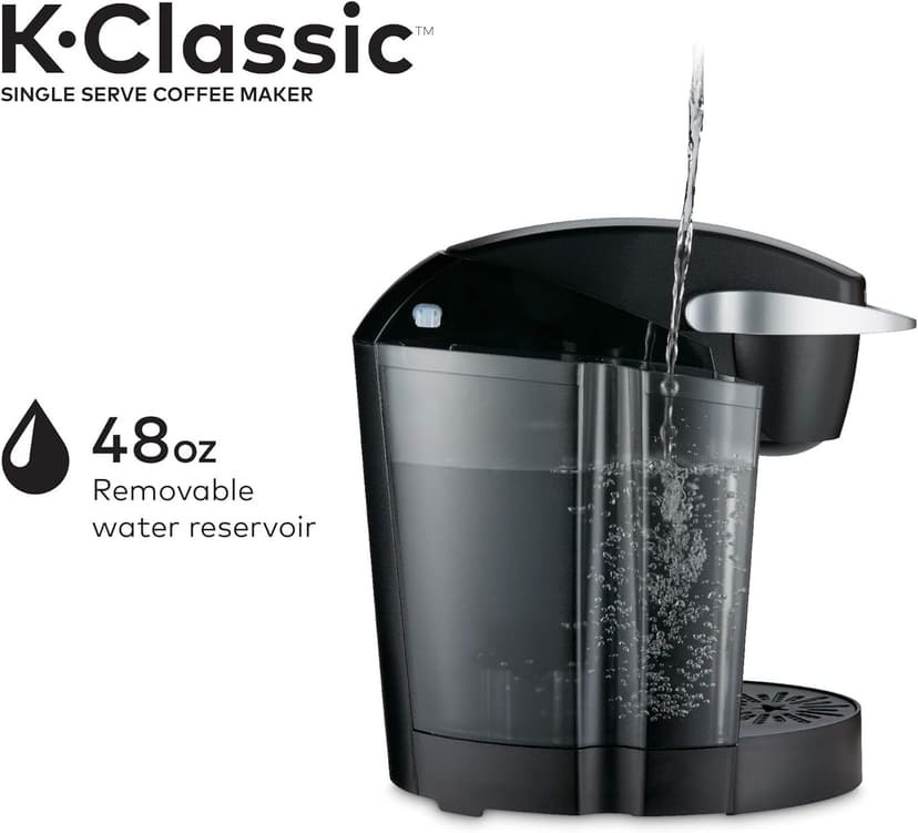 Keurig K-Classic Coffee Maker with AmazonFresh 60 Ct. Coffee Variety Pack, 3 Flavors