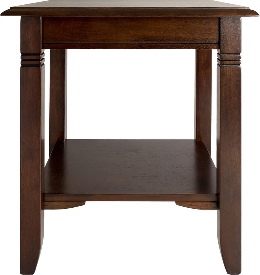Winsome Nolan End Table, for Living Room, Bedroom, Cappuccino