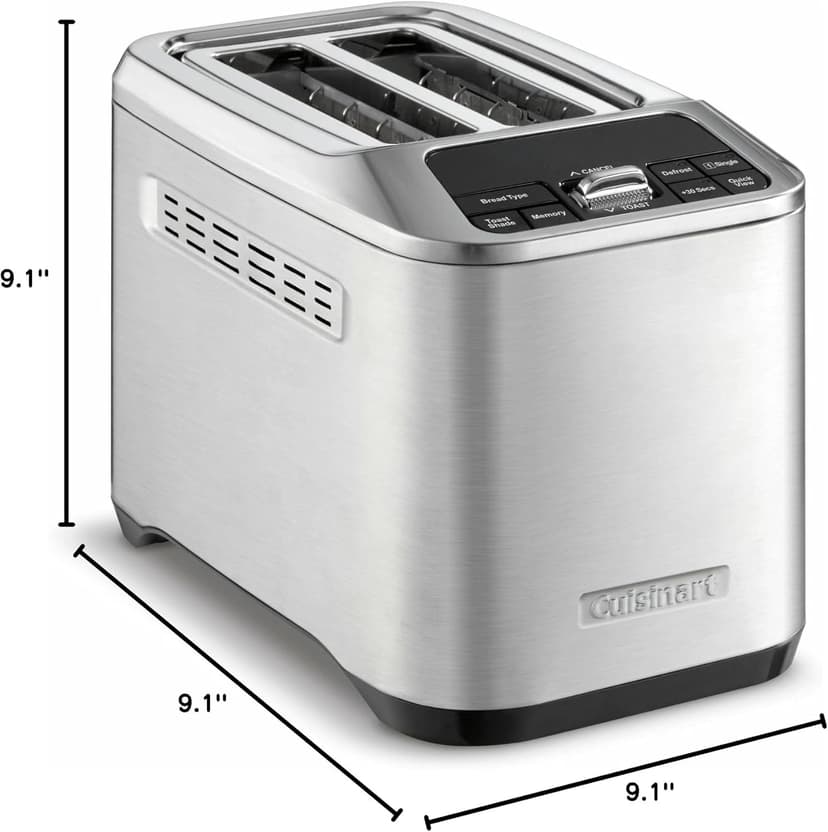 Cuisinart CPT-520 2-Slice Motorized Toaster, Stainless Steel/Black