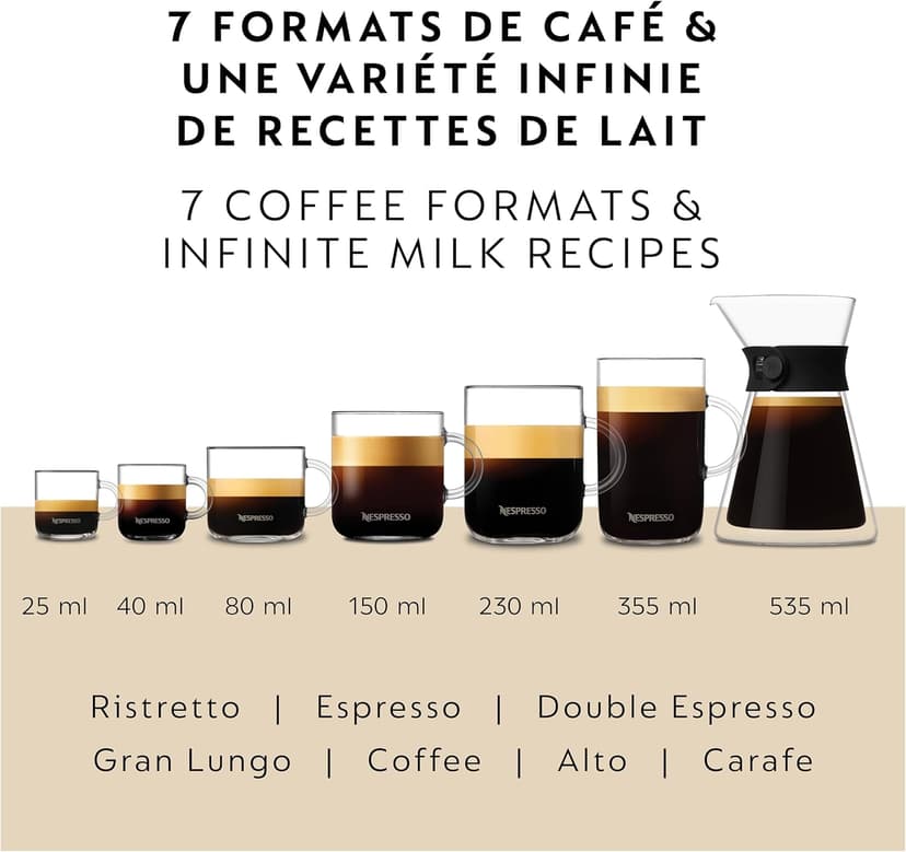 Nespresso Breville Vertuo Creatista BVE850BSS, Brushed Stainless Steel