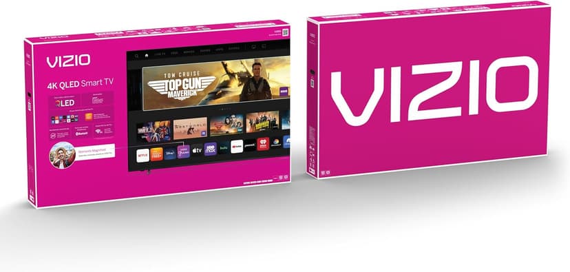 VIZIO 75-inch Quantum Pro 4K QLED 120Hz Smart TV with 1,000 nits Brightness, Dolby Vision, Local Dimming, 240FPS 1080p PC Gaming, WiFi 6E, Apple AirPlay, Google Cast Built-in (VQP75C-84, 2023)