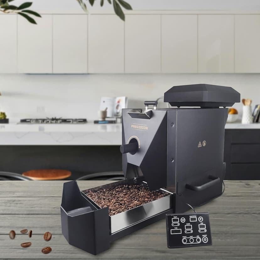 500g Automatic Coffee Roaster Machine for Home Use Wth Smoke Filter(Suitable for Light Roasting), The Smoke Pipes (Suitable for Medium and Dark Roasting) and Chaff Collector