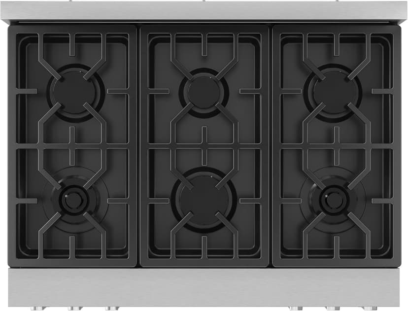 Gordon Ramsay by THOR Kitchen 36 Inch Professional Gas Range with Tilt Panel Touch Control in Stainless Steel