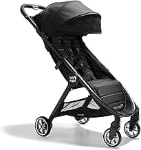 Baby Jogger City Tour 2 Ultra-Compact Carry-On Approved Travel Stroller in Pitch Black Lightweight Easy Fold Ideal for Traveling and Everyday Adventures