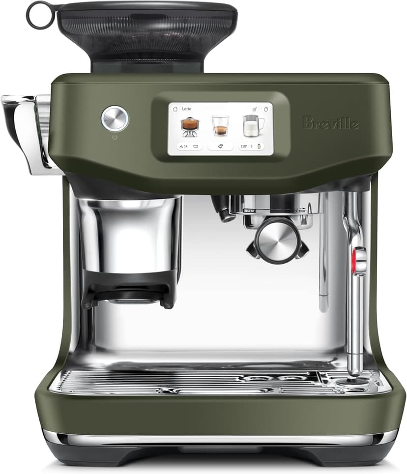 Breville Barista Touch Impress Espresso Machine BES881OLT, Olive Tapenade