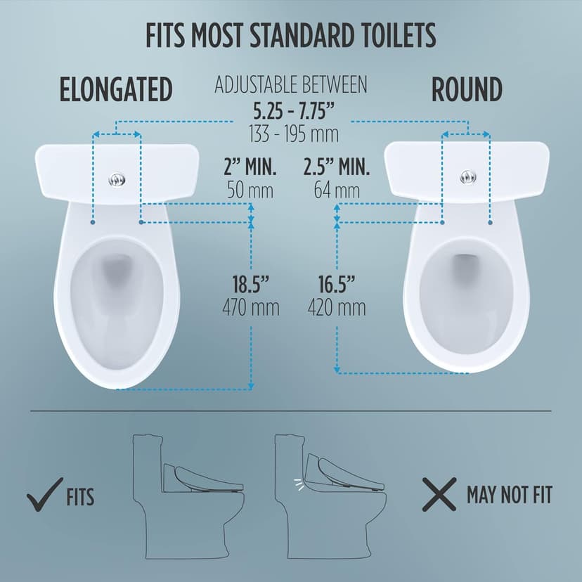 TOTO WASHLET A2 Electronic Bidet Toilet Seat with Heated Seat and SoftClose Lid, Elongated, Cotton White - SW3004#01