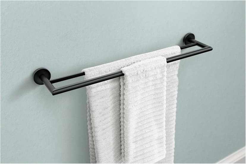 Moen Y5722CH 24-Inch Modern Double Towel Bar, Chrome
