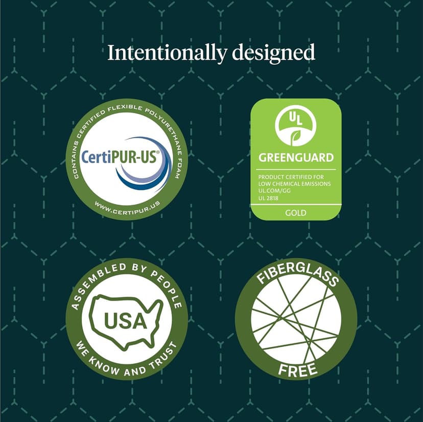 Tuft & Needle Original Hybrid Medium King Mattress, Adaptive Foam, Individually-Wrapped Coils, Cooling Pressure Relief, 100 Night Trial, Fiberglass-Free, CertiPUR-US, 10-Year Limited Warranty
