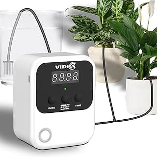 Automatic Plant Watering Indoor Devices for 15 Potted Plants, Indoor Plant Watering System, Automatic Plant Waterer Drip Irrigation System with Programmable Timer for Indoor/Outdoor Use