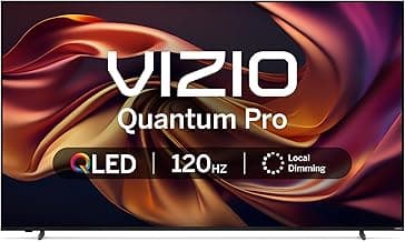 VIZIO 75-inch Quantum Pro 4K QLED 120Hz Smart TV with 1,000 nits Brightness, Dolby Vision, Local Dimming, 240FPS 1080p PC Gaming, WiFi 6E, Apple AirPlay, Google Cast Built-in (VQP75C-84, 2023)
