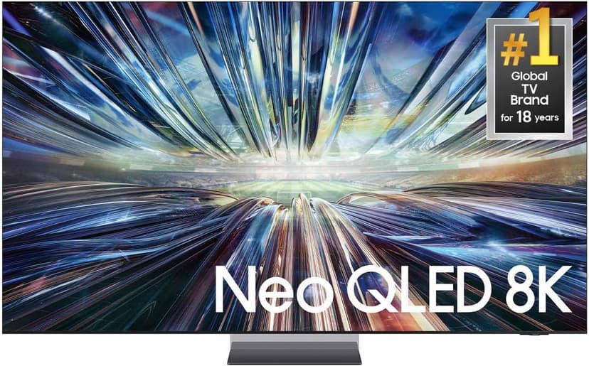 SAMSUNG 85-Inch Class Neo QLED 8K QN900D Series Mini LED, Neo Quantum HDR Smart TV w/Dolby Atmos, Object Tracking Sound Pro, AI Motion Enhancer Pro, Alexa Built-in (QN85QN900D, 2024 Model)