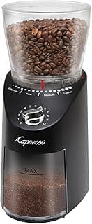 Capresso Infinity Plus Conical Burr Grinder, Black