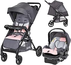 Baby Trend Passport® Carriage Stroller Travel System with EZ-Lift™ Infant Car Seat, Dash Pink