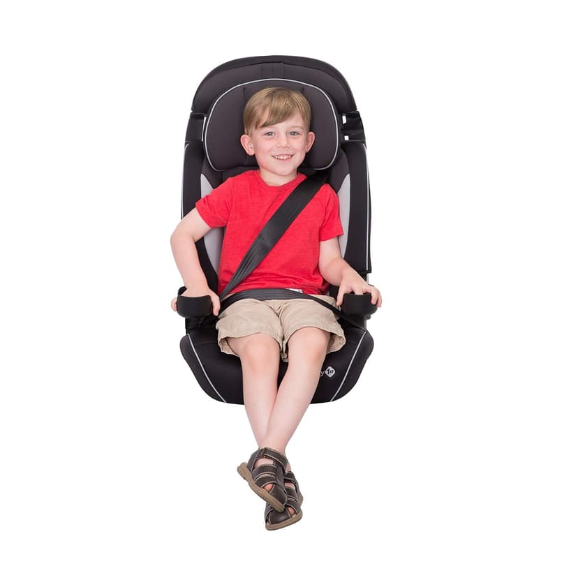 Safety 1st Grand 2-in-1 Booster Car Seat, Converts from High Back to Belt-Positioning Booster, High Back Seat for Kids 40-65, and Belt-Positioning 40-100 Pounds, Black Sparrow