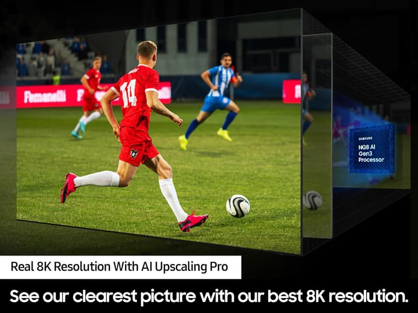 SAMSUNG 85-Inch Class Neo QLED 8K QN900D Series Mini LED, Neo Quantum HDR Smart TV w/Dolby Atmos, Object Tracking Sound Pro, AI Motion Enhancer Pro, Alexa Built-in (QN85QN900D, 2024 Model)