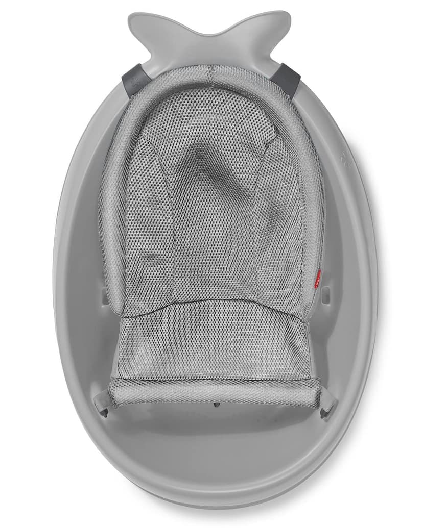 Skip Hop Infant Bath Tub 3-Stage Grow With Baby Smart Sling MOBY Bathtub Grey Age 0+