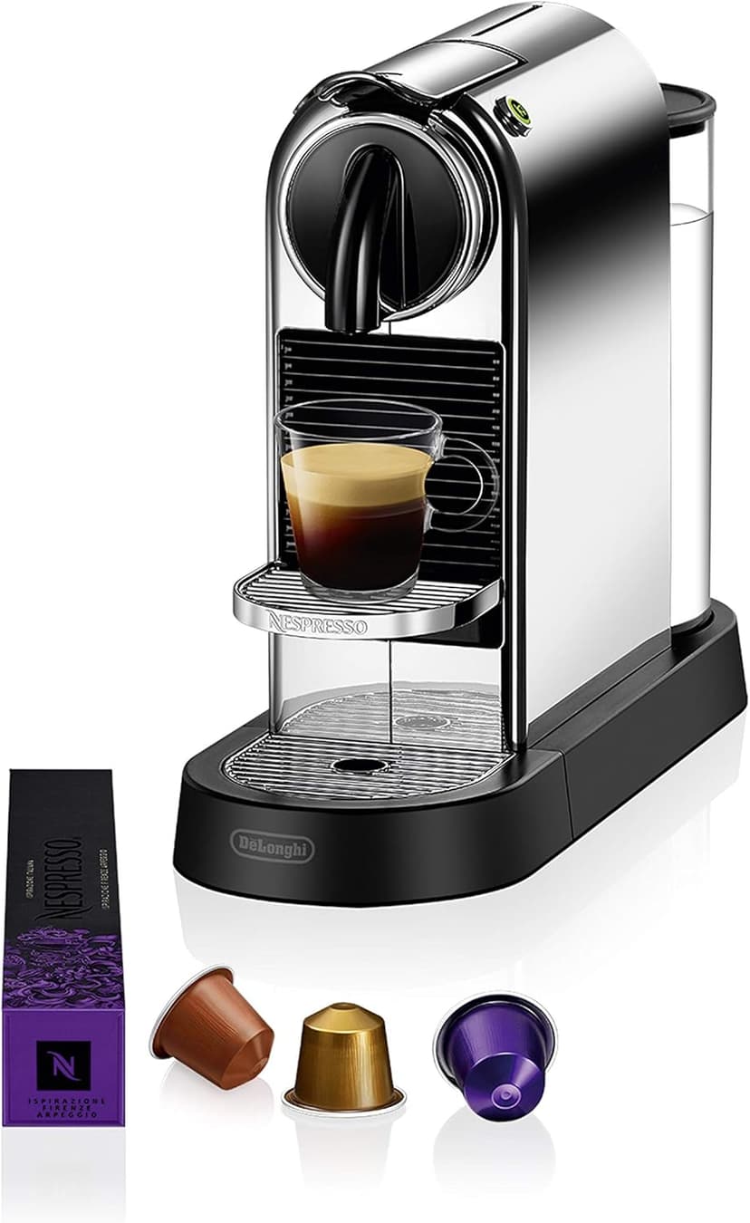 Nespresso CitiZ Espresso Machine by De'Longhi, Chrome