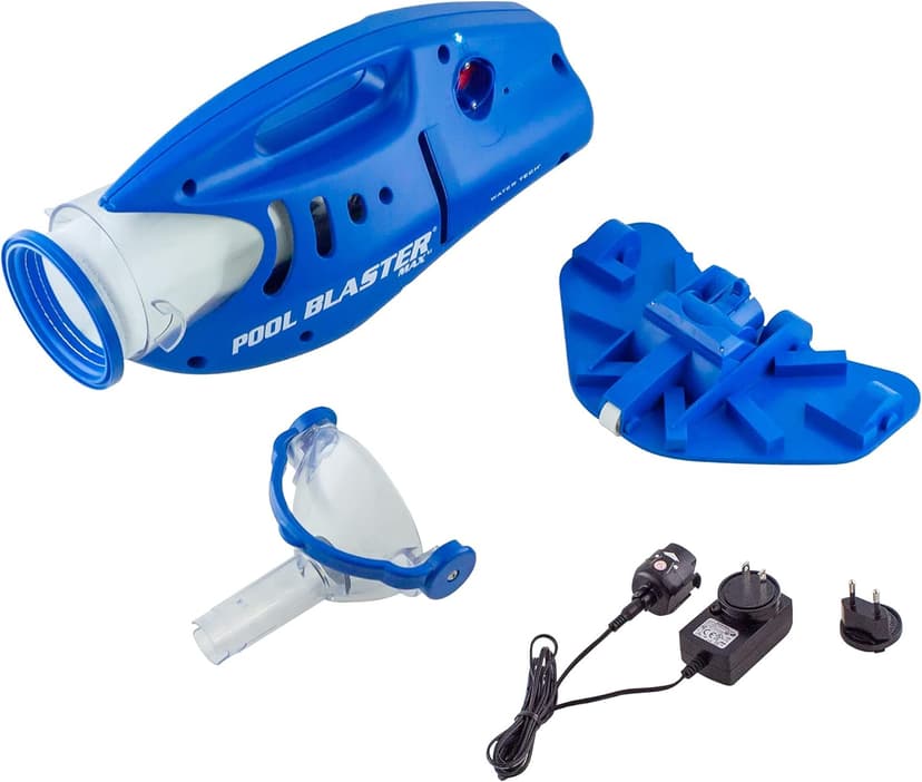 POOL BLASTER Max Cordless Pool Vacuum for Deep Cleaning & Strong Suction, Handheld Rechargeable Swimming Pool Cleaner for Inground and Above Ground Pools, Hoseless Pool Vac by Water Tech