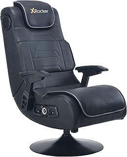 X Rocker PC Computer Gaming Desk Chair, Built-in Audio, College Dorm Essentials for Guys and Girls, Gamers, Bedroom, Dorm Room Essentials, Foldable