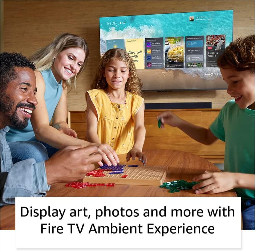 Amazon Fire TV 75" Omni QLED Series 4K UHD smart TV, Dolby Vision IQ, Fire TV Ambient Experience, local dimming, hands-free with Alexa