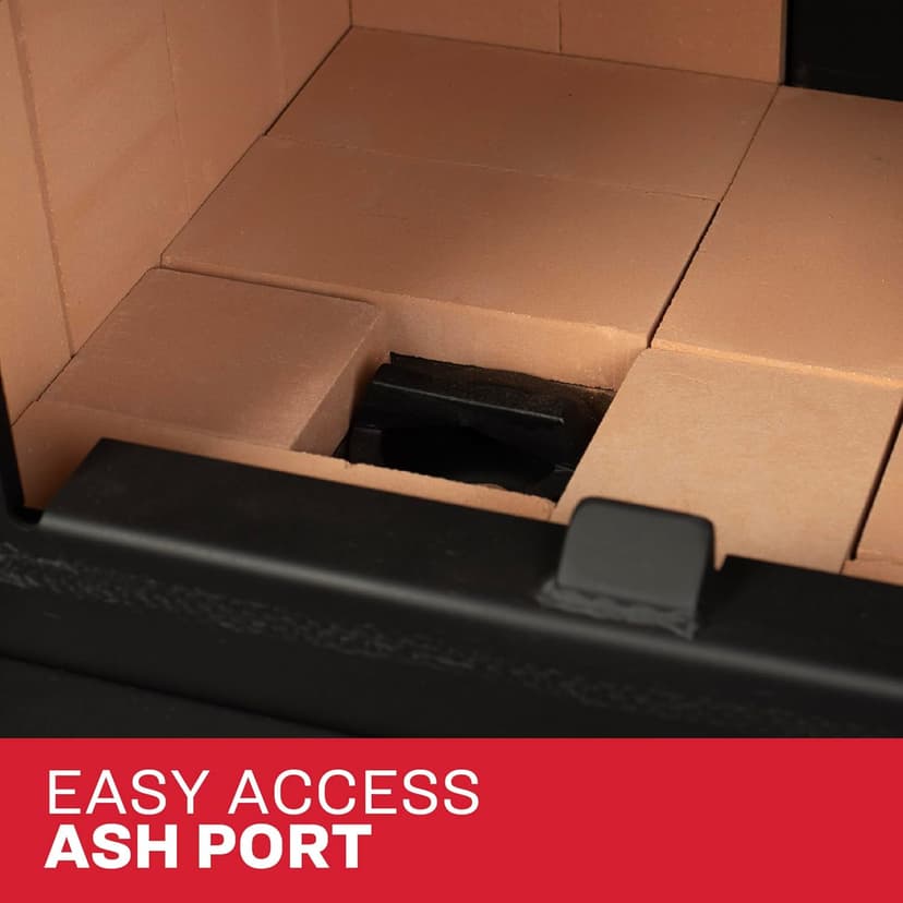 Ashley Hearth AW2520E-P 2,500 Sq. Ft. EPA Certified Pedestal Wood Burning Stove