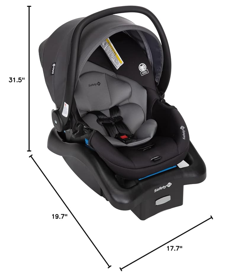 Safety 1st Smooth Ride Travel System Stroller and Car Seat OnBoard™ FLX - Efficient Infant Car Seat Stroller and Infant Car Seat and Stroller Combo, Monument