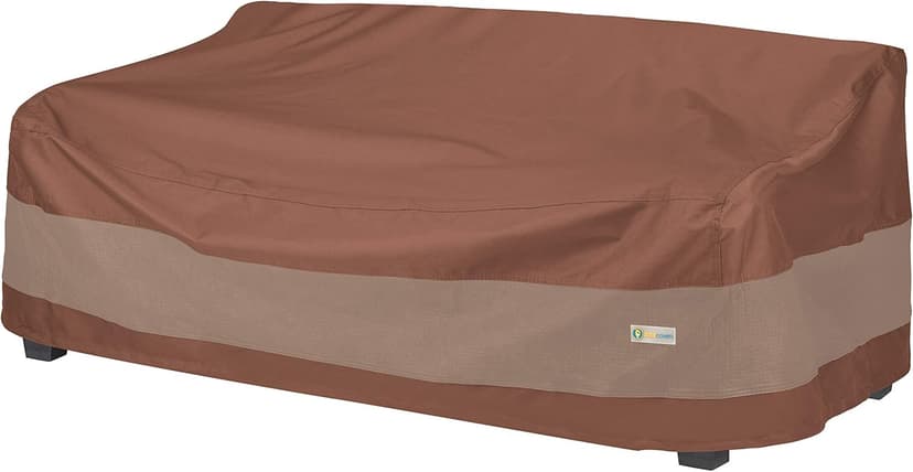 Duck Covers Ultimate Waterproof Patio Sofa Cover, Outdoor Couch Cover with All Weather Protection, Patio Furniture Covers with Attachment Strap, 77"W x 35"D x 35"H, Outdoor Sofa Cover