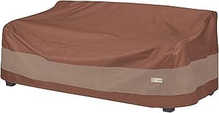Duck Covers Ultimate Waterproof Patio Sofa Cover, Outdoor Couch Cover with All Weather Protection, Patio Furniture Covers with Attachment Strap, 77"W x 35"D x 35"H, Outdoor Sofa Cover