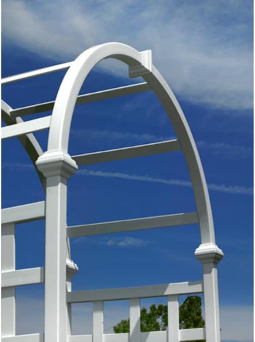 Athens 39"W x 81"H Vinyl Arbor
