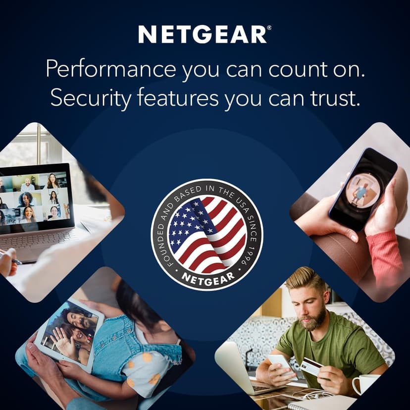 NETGEAR Orbi Whole Home Tri-Band WiFi 6 Mesh Network System (RBK752P) – Router with 1 Satellite Extender, Security Features, Coverage up to 5,000 sq. ft., 75 Devices, AX5200 802.11ax (Up to 5.2Gbps)