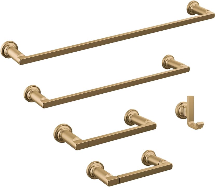 Delta Faucet 78908-CZ Tetra Hand Towel Bar, 8", Champagne Bronze