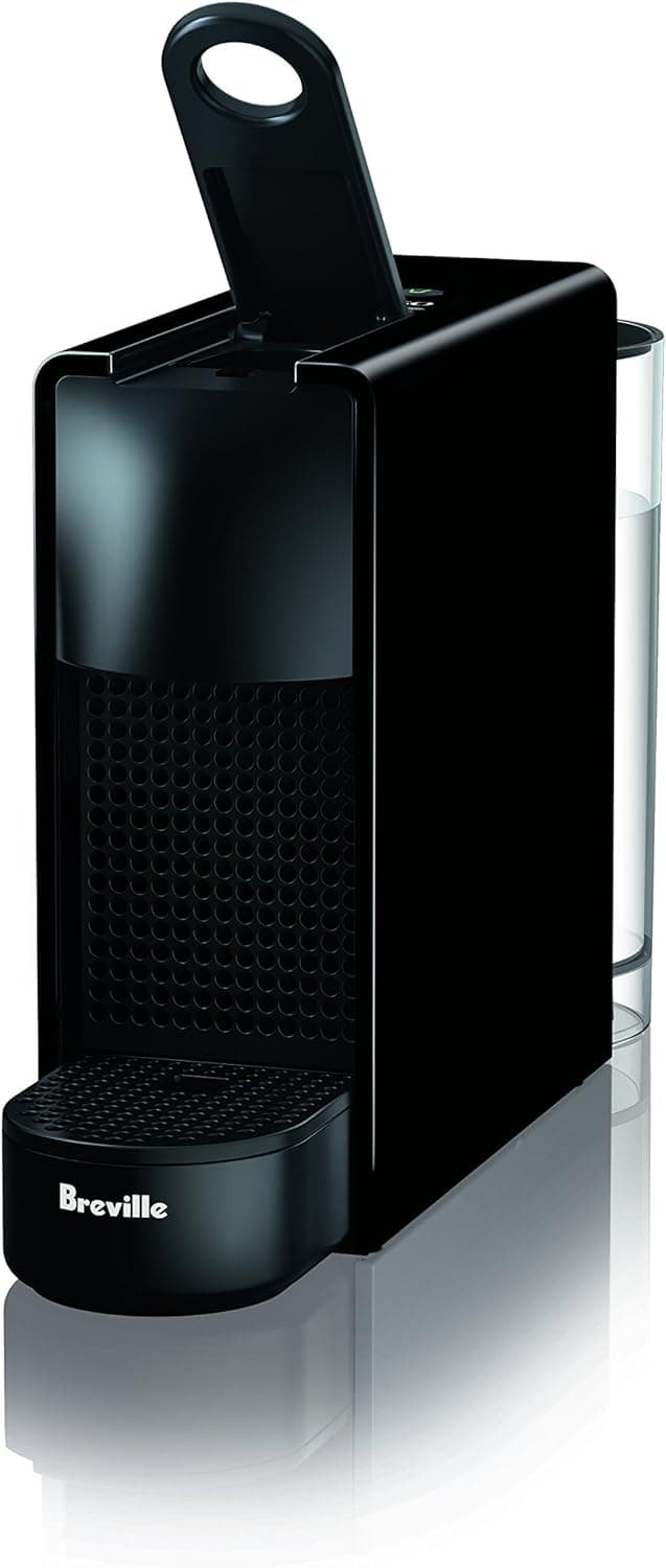 Nespresso Essenza Mini Espresso Machine by Breville with Milk Frother,20.3 fl oz, Piano Black