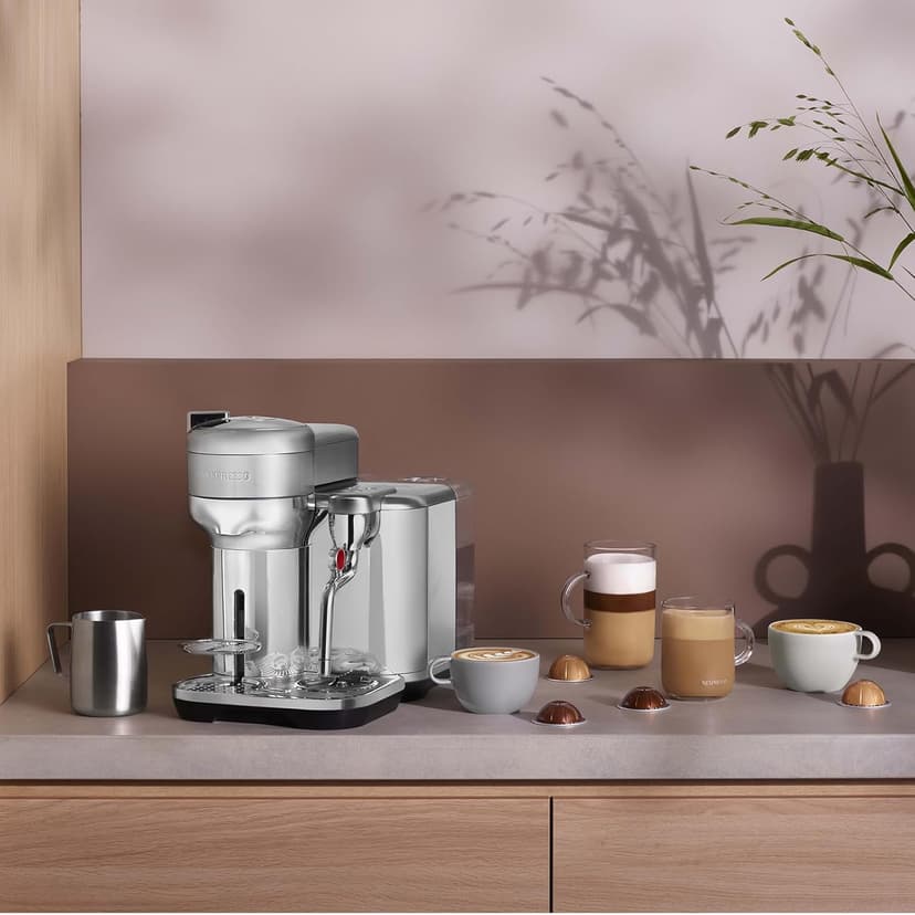 Nespresso Breville Vertuo Creatista BVE850BSS, Brushed Stainless Steel