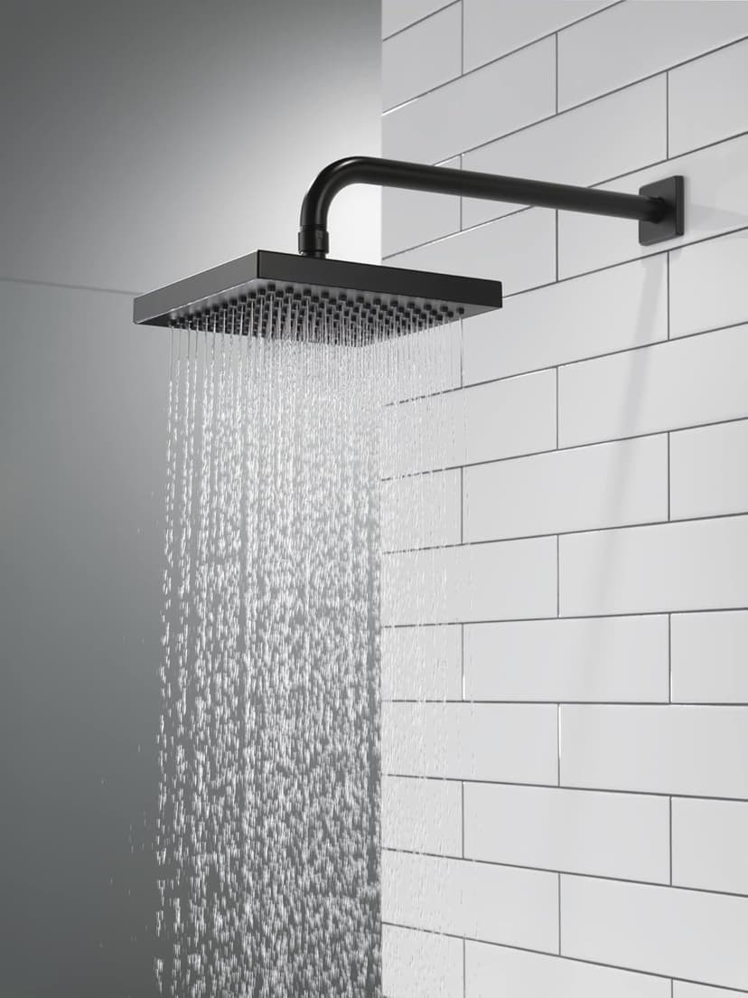 Delta RP50841 2.5 GPM 8" Wide Single Function Shower Head - - Matte Black
