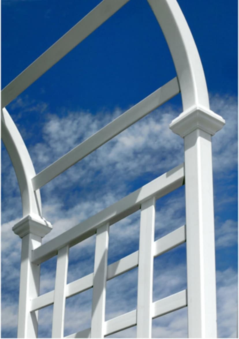 Athens 39"W x 81"H Vinyl Arbor