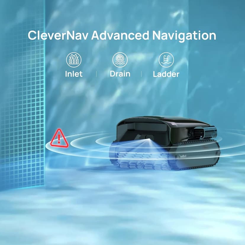 Beatbot AquaSense 2 Pro Cordless Robotic Pool Cleaner, Unmatched 5-in-1 Cleaning, Surface Parking, Pool Skimmer with APP Control, Water Clarification, for Pools up to 3,875 Sq.ft– Obsidian