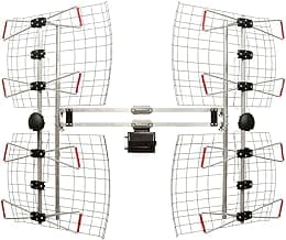 Antennas Direct 8-Element Bowtie UHF Outdoor HDTV Antenna, Multi-Directional, 70+ Mile Range, 4K 8K UHD NEXTGEN TV – w/All-Weather Mounting Hardware