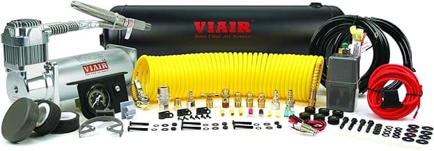 VIAIR Constant Duty OBA Onboard Air System with 450C Air Compressor & 2.5 Gallon Tank, 12V Offroad Compressor, 150 PSI, up to 37" Tires