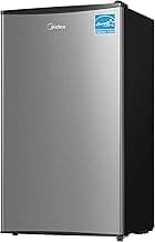 Midea MERM33S1AST 3.3 Cubic Feet Compact Refrigerator, Silver