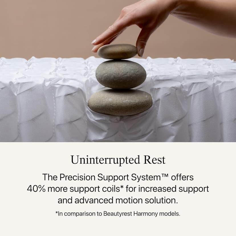 Beautyrest Harmony Lux Coral Island 15.75" Plush Pillow Top Queen Mattress - Cooling Technology, CertiPUR-US Certified Memory Foam, Supportive Pocketed Coils and Edge Support