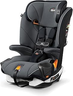 Chicco MyFit® Harness + Booster Car Seat, Forward-Facing 5-Point Harness Car Seat and High Back Booster Seat, for Children 25-100 lbs. | Fathom/Grey/Blue