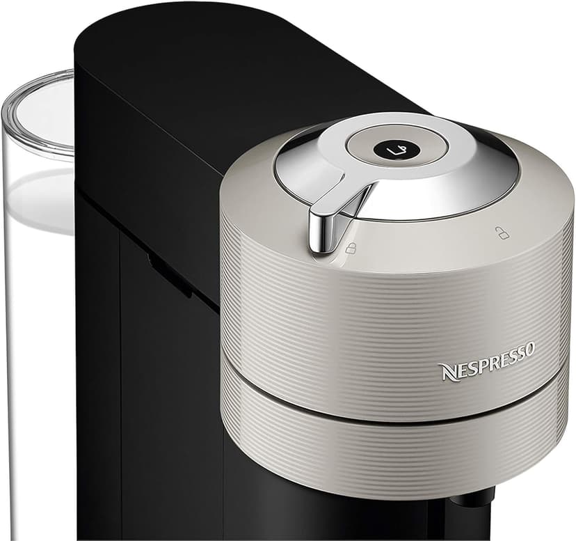 Nespresso Vertuo Next Coffee and Espresso Maker by Breville, with Aeroccino Milk Frother, Light Grey