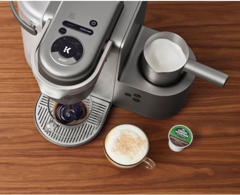 Keurig K-Cafe Special Edition Single Serve K-Cup Pod Coffee, Latte and Cappuccino Maker, Nickel