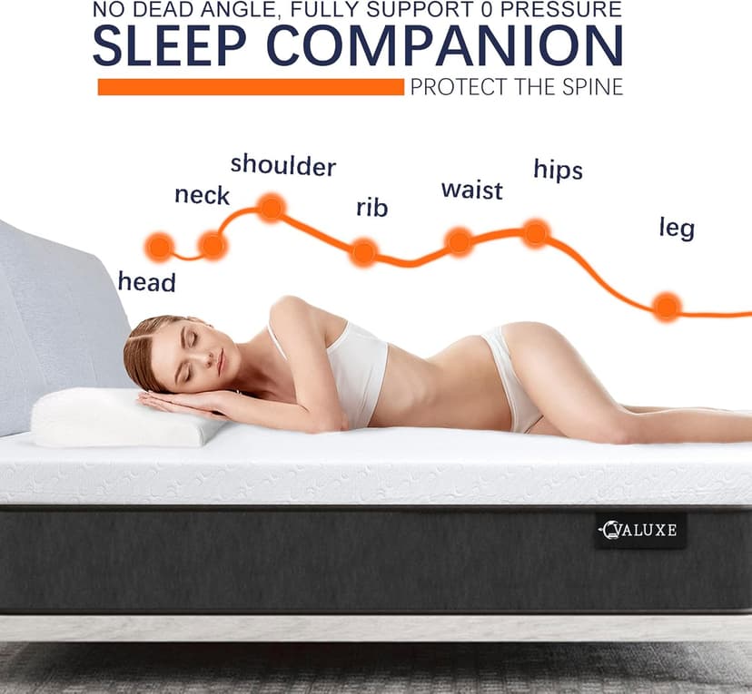3 Inch Gel Memory Foam Mattress Topper Queen Size High Density Cooling Pad Pressure Relief Bed Topper (with Removable & Washable Bamboo Cover)