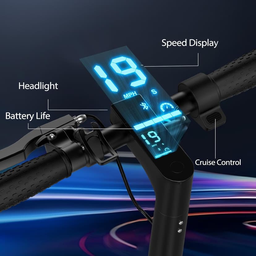 Electric Scooter for Adults, 8.5"/10" Tires, 19/22Mph, 350W/500W Motor, 21-28 Miles Range, Folding E-Scooter with Dual Suspension,APP(V1/SPRO/MAX/PRO)