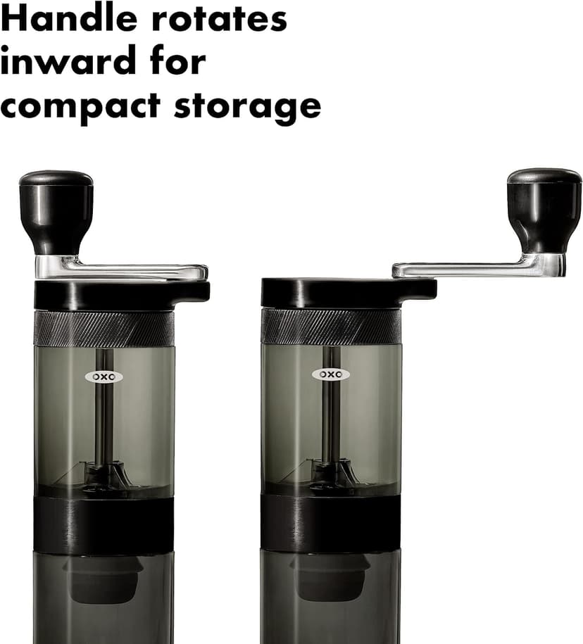 OXO Brew Manual Burr Coffee Grinder,Black